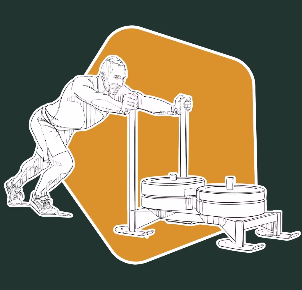 REHAB FIVE Illustration Athletik