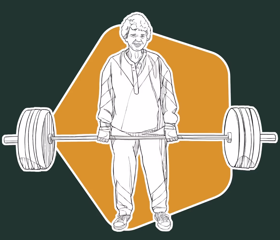 REHAB FIVE Illustration Senioren-Training