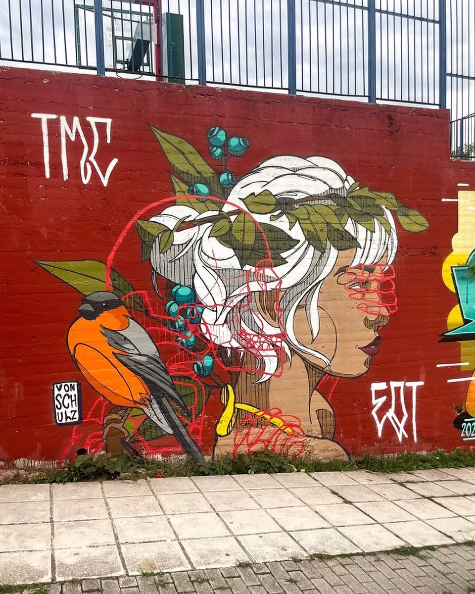 Wandmalerei Thessaloniki